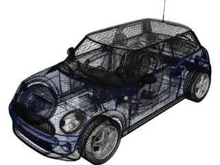 Mini Cooper S 3D Model preview