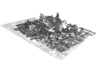 Philadelphia Downtown 3D Model preview