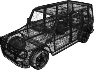Mercedes-Benz G-Glass 3D Model preview