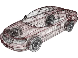 Cadillac Catera 3D Model preview