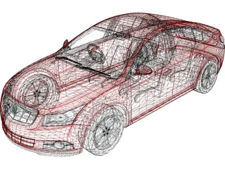 Chevrolet Cruze 3D Model preview