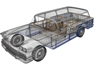 Chevrolet Nomad (1958) 3D Model preview