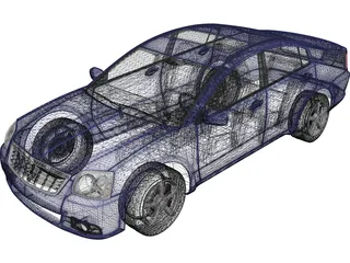 Mitsubishi Galant (2009) 3D Model preview