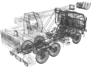 Kamaz AHTEN 3D Model preview