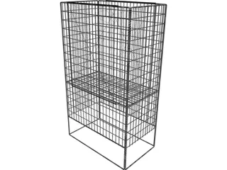 Dump Bin 3D Model preview