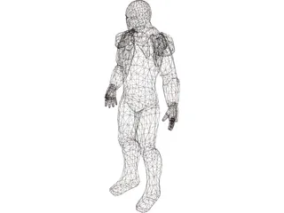 Iron Man Mark 42 3D Model preview