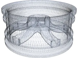 RC Buggy Wheel 3D Model preview