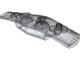 Joystick Zeebo 3D Model preview