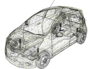 Chevrolet Spark 3D Model preview