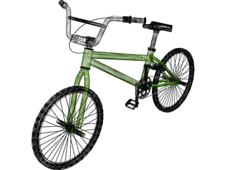 BMX Bike 3D Model preview