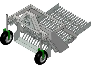 Seedlings Digger 3D Model preview
