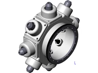 Turning Center Turret 3D Model preview