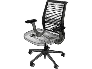 Office Chair 3D Model preview