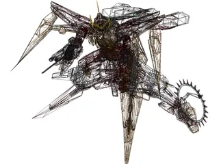 Kyrios Gundam 3D Model preview