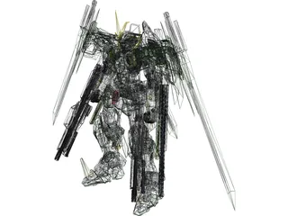 Gundam Dynames Third 3D Model preview