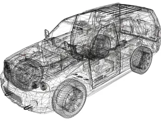 Lincoln Navigator 3D Model preview