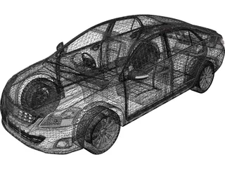 Toyota Premio (2010) 3D Model preview