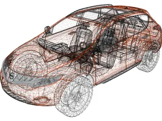 Nissan Murano LE 3D Model preview