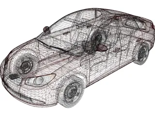Hyundai Elantra (2008) 3D Model preview