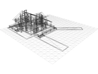 House in Noida 3D Model preview
