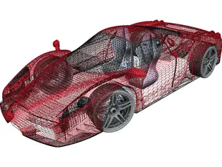 Ferrari Enzo 3D Model preview