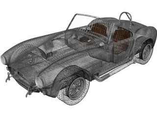 Shelby Cobra 3D Model preview
