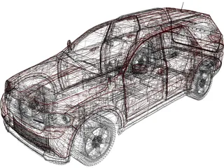 Dodge Durango (2012) 3D Model preview