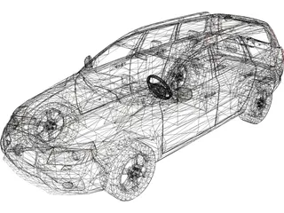 Volvo XC70 (2013) 3D Model preview