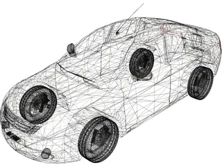 Renault Symbol (2010) 3D Model preview