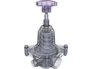 Pressure Reducing Valve 3D Model preview