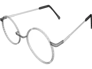 Glasses 3D Model preview