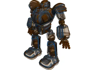 Robot Concept 3D Model preview