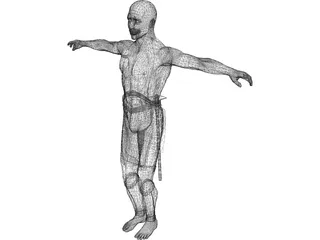 Amerindien 3D Model preview