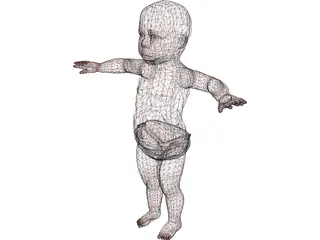 Baby 3D Model preview