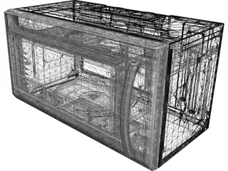 Microwave Oven 3D Model preview
