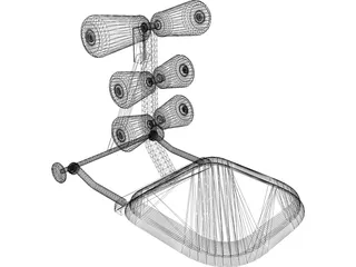 Power Core Fitness 3D Model preview