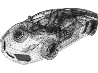 Lamborghini Gallardo LP560-4 3D Model preview