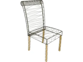 Dining Chair 3D Model preview