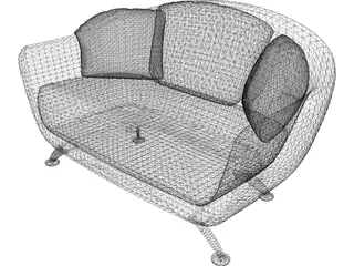 Sofa Alabama 3D Model preview