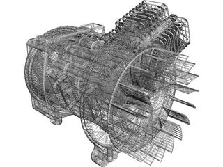 Zenoah G2D Engine 3D Model preview