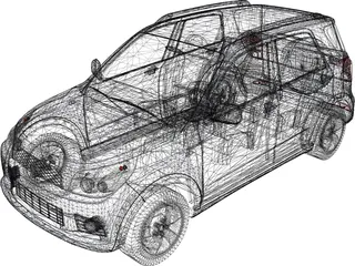 Daihatsu Terios 3D Model preview