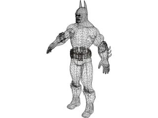 Batman Armoured 3D Model preview