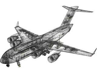 Boeing C-17 Globemaster III 3D Model preview