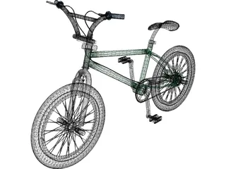 BMX Bike 3D Model preview