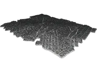 Paris City (France) 3D Model preview