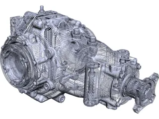 Sadev Axle 3D Model preview