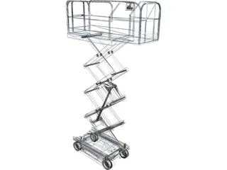 Scissor Lift 3D Model preview