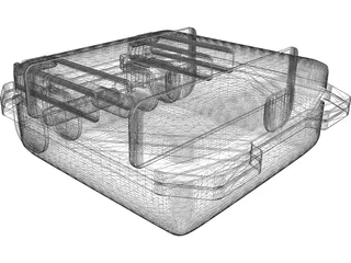 Pelican Container 3D Model preview