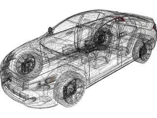 Nissan Maxima (2009) 3D Model preview