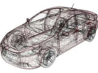 Dodge Dart GT (2013) 3D Model preview
